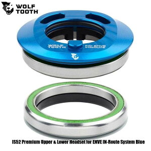 WOLF TOOTH�@�E���t�g�D�[�X IS52 Premium Upper & Lower Headset for ENVE IN-Route System Blue ���]�� �w�b�h�p�[�c
