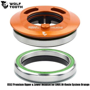 WOLF TOOTH�@�E���t�g�D�[�X IS52 Premium Upper & Lower Headset for ENVE IN-Route System Orange ���]�� �w�b�h�p�[�c