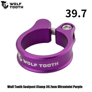 WOLF TOOTH ウルフトゥース Wolf Tooth Seatpost Clamp 39.7mm Ultraviolet Purple 自転車用 シートクランプ