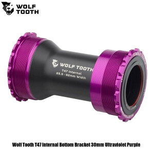 WOLF TOOTH@EtgD[X Wolf Tooth T47 Internal Bottom Bracket 30mm Ultraviolet Purple ] {guPbg(BB)
