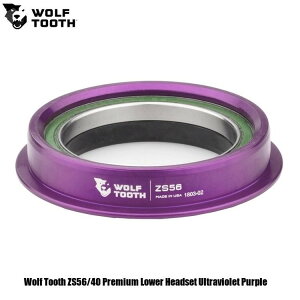 WOLF TOOTH@EtgD[X Wolf Tooth ZS56/40 Premium Lower Headset Ultraviolet Purple ] wbhp[c