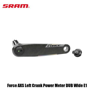 SRAM スラム Force AXS Left Crank Power Meter DUB Wide E1 自転車 クランクアーム パワーメーター