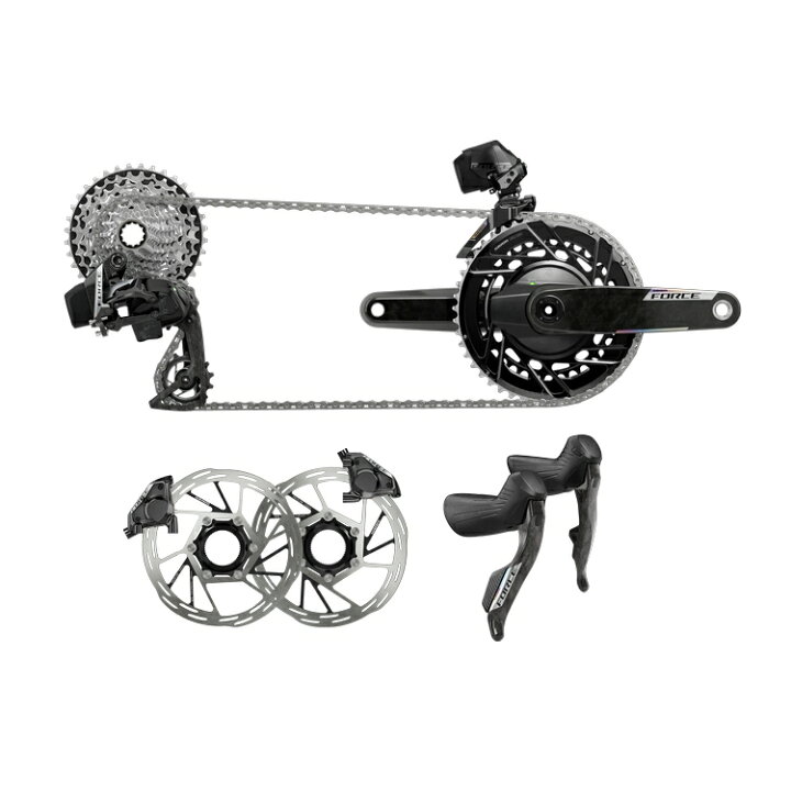 楽天市場】SRAM スラム Force AXS Groupset E1 (2X HRD) 自転車 リア 