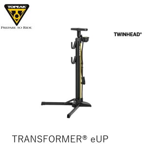TOPEAK トピーク TRANSFORMER eUP トランスフォーマー eアップ PPF09200 自転車用フロアポンプ