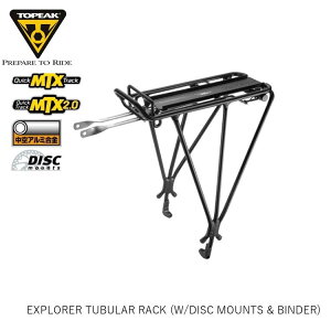 TOPEAK gs[N EXPLORER TUBULAR RACK (W/DISC MOUNTS & BINDER) GNXv[[ `[u[ bN Du[L/oC_[ CAR15800 ] ב LA