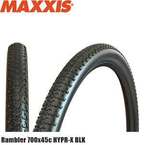 Maxxis }LVX Rambler u[ 700x45c HYPR-X BLK OxpIt[h^C ]