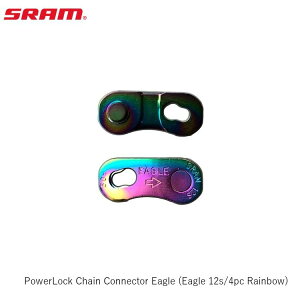 SRAM X PowerLock Chain Connector Eagle (Eagle 12s/4pc Rainbow) ] `F[