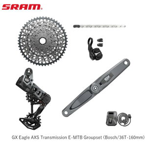 SRAM �X���� GX Eagle AXS Transmission E-MTB Groupset (Bosch/36T-160mm) ���]�� �N�����N�Z�b�g