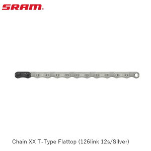 SRAM X Chain XX T-Type Flattop (126link 12s/Silver) ] `F[