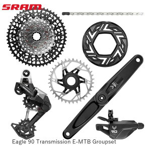 SRAM �X���� Eagle 90 Transmission E-MTB Groupset ���]�� �N�����N�Z�b�g