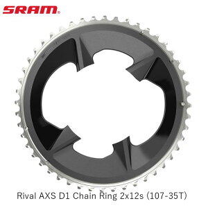 SRAM �X���� Rival AXS D1 Chain Ring 2x12s (107-35T) ���]�� �`�F�[�������O