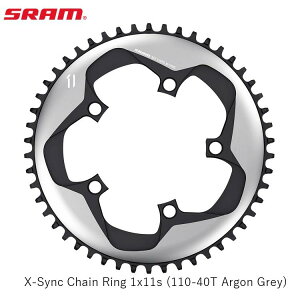 SRAM �X���� X-Sync Chain Ring 1x11s (110-40T Argon Grey) ���]�� �`�F�[�������O