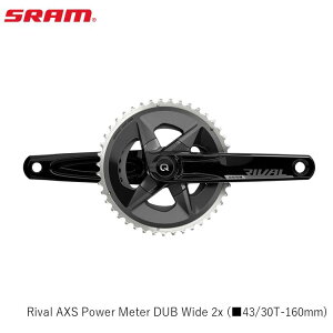SRAM X Rival AXS Power Meter DUB Wide 2x (43/30T-160mm) ] p[[^[