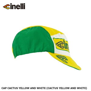 cinelli �`�l�� CAP CACTUS YELLOW AND WHITE (CACTUS YELLOW AND WHITE) �T�C�N���L���b�v