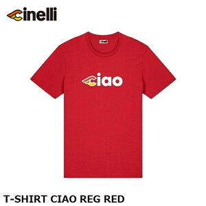 cinelli �`�l�� T-SHIRT CIAO REG RED �T�C�N���E�F�A�@T�V���c