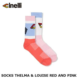 cinelli �`�l�� SOCKS THELMA & LOUISE RED AND PINK �T�C�N���\�b�N�X �C��