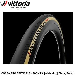 Vittoria ���B�b�g���A Vittoria CORSA PRO SPEED TLR (700×29c[wide rim] Black/Para) �`���[�u���X�^�C�� ���]��