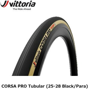 Vittoria ���B�b�g���A Vittoria CORSA PRO Tubular (25-28 Black/Para) �`���[�u���X�^�C�� ���]��