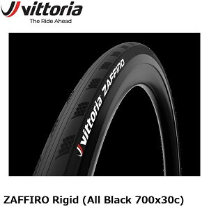 Vittoria ���B�b�g���A Vittoria ZAFFIRO Rigid (All Black 700x30c) �N�����`���[�^�C�� ���]��