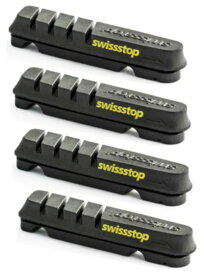 【取り寄せ商品】 SWISS STOP FLASH EVO BLACK PRINCE for Shimano / Sram （ カーボンリム用ブレキシュー シマノダイレクトマウント対応 ） スイスストップ フラッシュエボブラックプリンス シマノ/スラム対応 SWISSSTOP