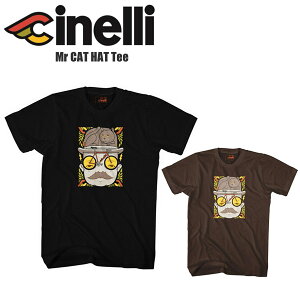 cinelli �`�l�� T�V���c ���� �V���c Mr CAT HAT T-SHIRT ���]�� ���[�h�o�C�N