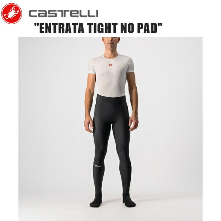楽天市場】CASTELLI カステリ ENTRATA TIGHT NO PAD BLACK 4521520-010 