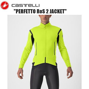 CASTELLI JXe PERFETTO RoS 2 JACKET ELECTRIC LIME/DARK GRAY 4522511-383 TCNW[W ]