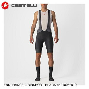 CASTELLI JXe ENDURANCE 3 BIBSHORT BLACK 4521005-010 ruV[c ] TCNEFA