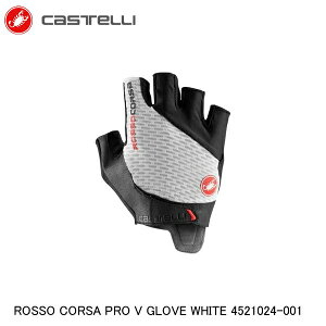 CASTELLI JXe ROSSO CORSA PRO V GLOVE WHITE 4521024-001 TCNn[tO[u ]