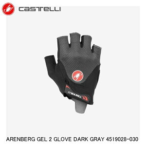 CASTELLI �J�X�e�� ARENBERG GEL 2 GLOVE DARK GRAY 4519028-030 �T�C�N���n�[�t�O���[�u ���]��