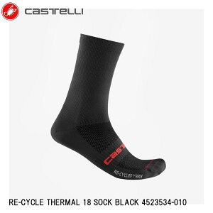 CASTELLI JXe RE-CYCLE THERMAL 18 SOCK BLACK 4523534-010 TCN\bNX C X|[c\bNX ]