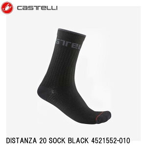 CASTELLI JXe DISTANZA 20 SOCK BLACK 4521552-010 TCN\bNX C X|[c\bNX ]