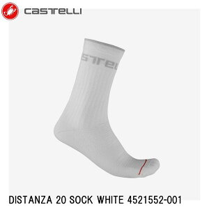 CASTELLI JXe DISTANZA 20 SOCK WHITE 4521552-001 TCN\bNX C X|[c\bNX ]