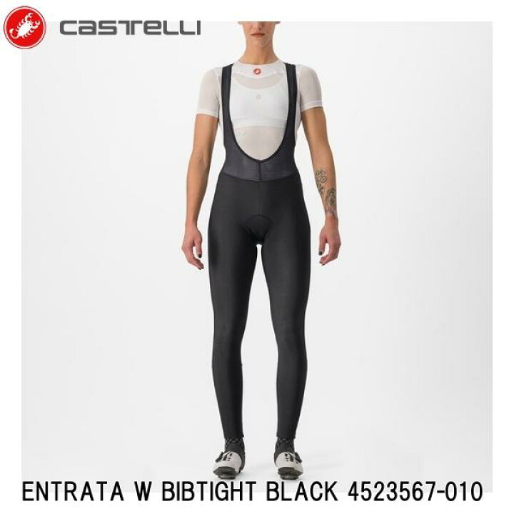 楽天市場】CASTELLI カステリ ENTRATA W BIBTIGHT BLACK 4523567-010 