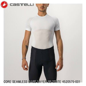 CASTELLI JXe CORE SEAMLESS BASE LAYER SS WHITE 4520575-001 Y Ci[EFA A_[EFA ]
