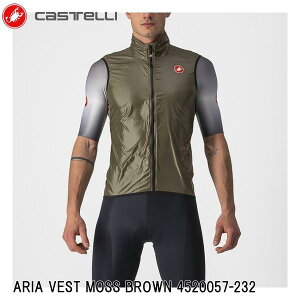 CASTELLI JXe ARIA VEST MOSS BROWN 4520057-232 Y TCNW[W  ] xXg