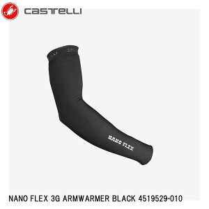 CASTELLI JXe NANO FLEX 3G ARMWARMER BLACK 4519529-010 ] A[EH[}[ TCNEFA