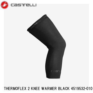 CASTELLI JXe THERMOFLEX 2 KNEE WARMER BLACK 4519532-010 ] j[EH[}[ TCNEFA