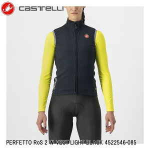 CASTELLI JXe PERFETTO RoS 2 W VEST LIGHT BLACK 4522546-085 fB[X TCNW[W xXg ]