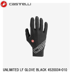 CASTELLI JXe UNLIMITED LF GLOVE BLACK 4520034-010 TCNOO[u ]