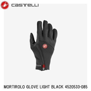 CASTELLI JXe MORTIROLO GLOVE LIGHT BLACK 4520533-085 TCNOO[u ]