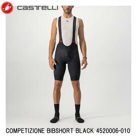 CASTELLI カステリ COMPETIZIONE BIBSHORT BLACK 4520006-010 メンズ 男 ビブパンツ 自転車用