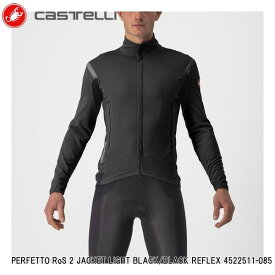 CASTELLI カステリ PERFETTO RoS 2 JACKET LIGHT BLACK/BLACK REFLEX 4522511-085 サイクルジャケット メンズ サイクルウェア 自転車