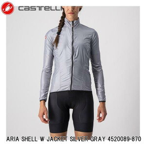 CASTELLI JXe ARIA SHELL W JACKET SILVER GRAY 4520089-870 TCNWPbg Y TCNEFA ]