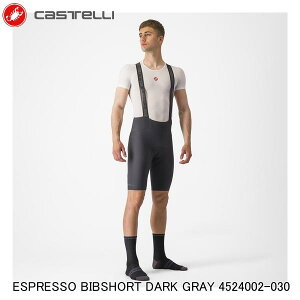 CASTELLI JXe ESPRESSO BIBSHORT DARK GRAY 4524002-030 [T[pc