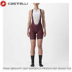 CASTELLI JXe PRIMA BIBSHORT DEEP BORDEAUX/PERSIAN RED 4520062-625 [T[pc