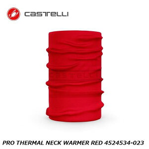 CASTELLI JXe PRO THERMAL NECK WARMER RED 4524534-023 ]ԗplbNEH[}[