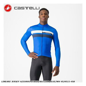 CASTELLI JXe LINEARE JERSEY AZZURRO ITALIA/BELGIAN BLUE/WH 4524511-458 TCNW[W
