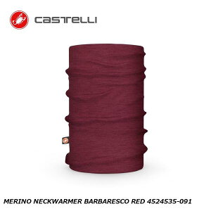 CASTELLI JXe MERINO NECKWARMER BARBARESCO RED 4524535-091 ]ԗplbNEH[}[