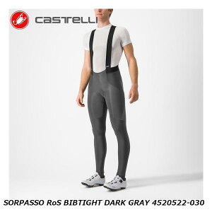 CASTELLI JXe SORPASSO RoS BIBTIGHT DARK GRAY 4520522-030 ]ԗp ru^Cc